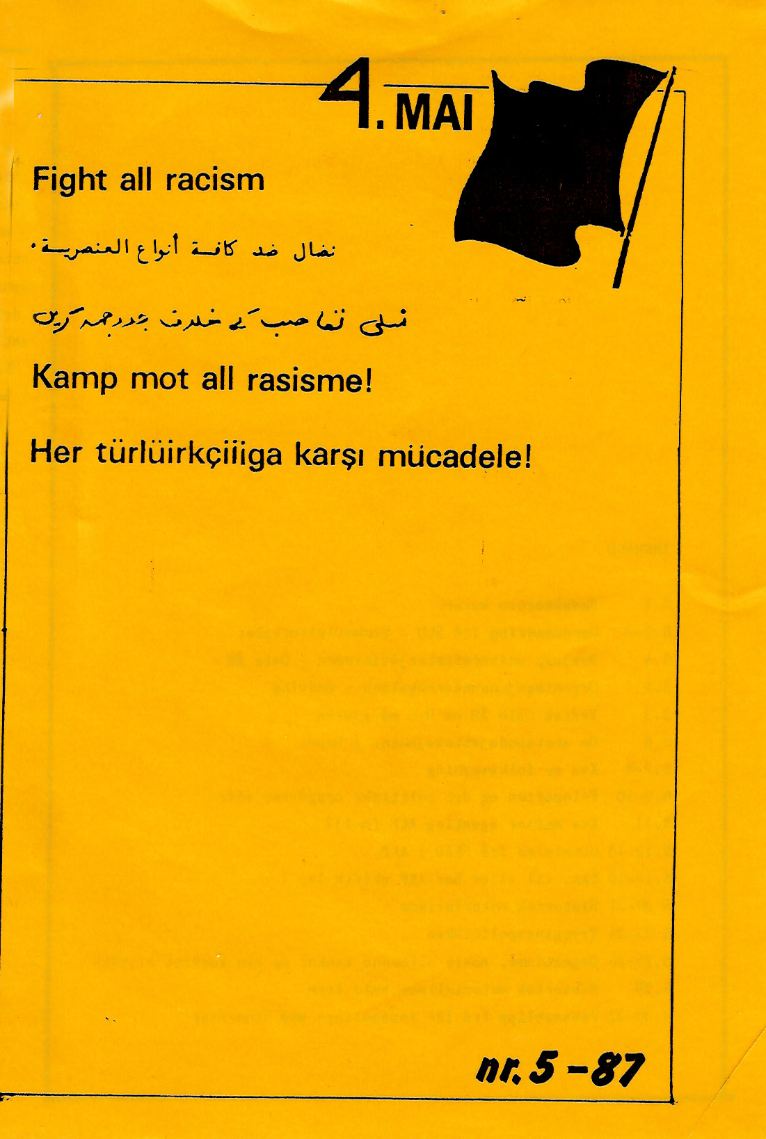 4. mai nr. 5, 1987