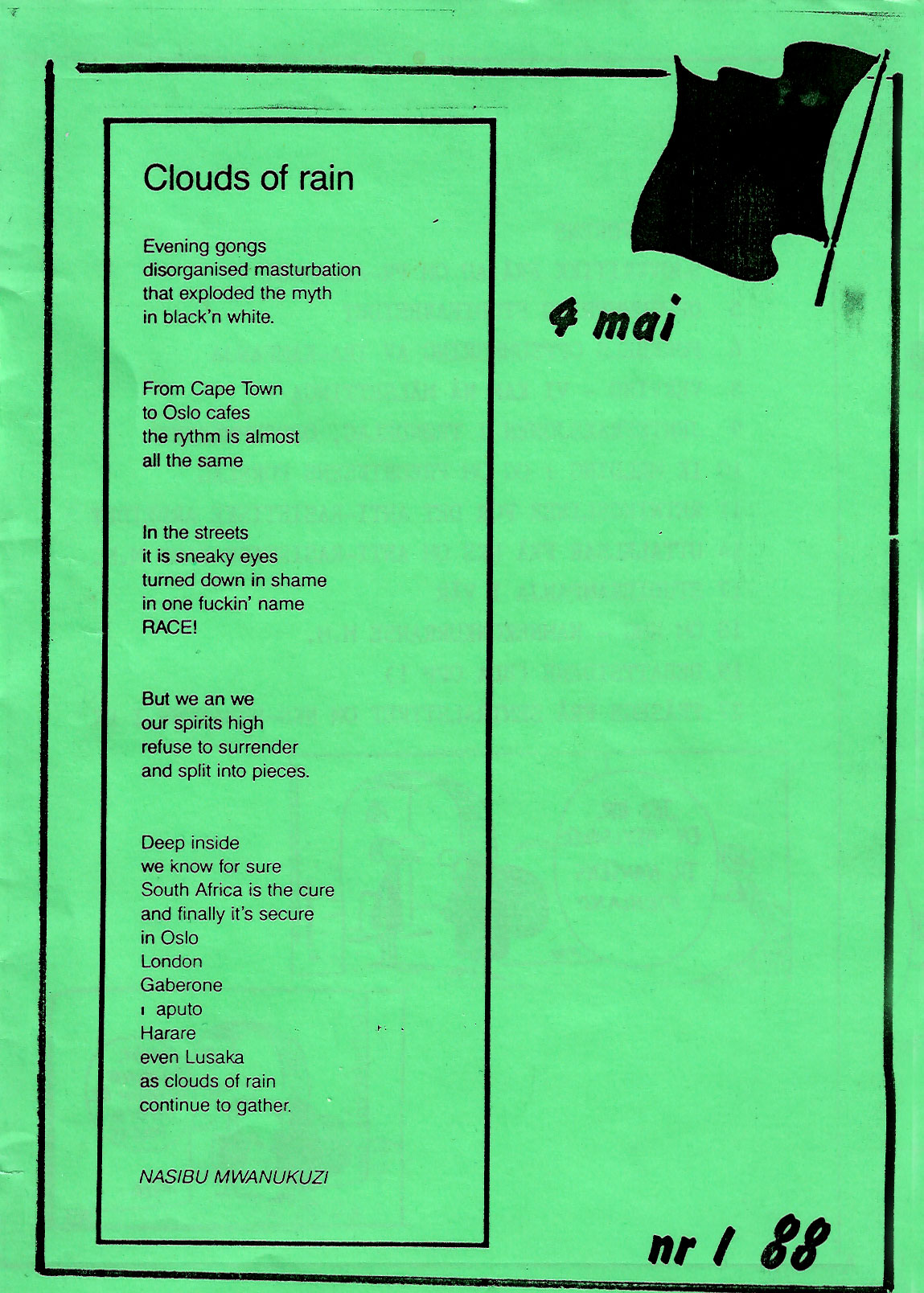 4. mai nr. 1, 1988