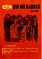 Hva må gjøres nr. 3, 1974