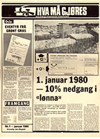 Hva må gjøres nr. 1, 1980